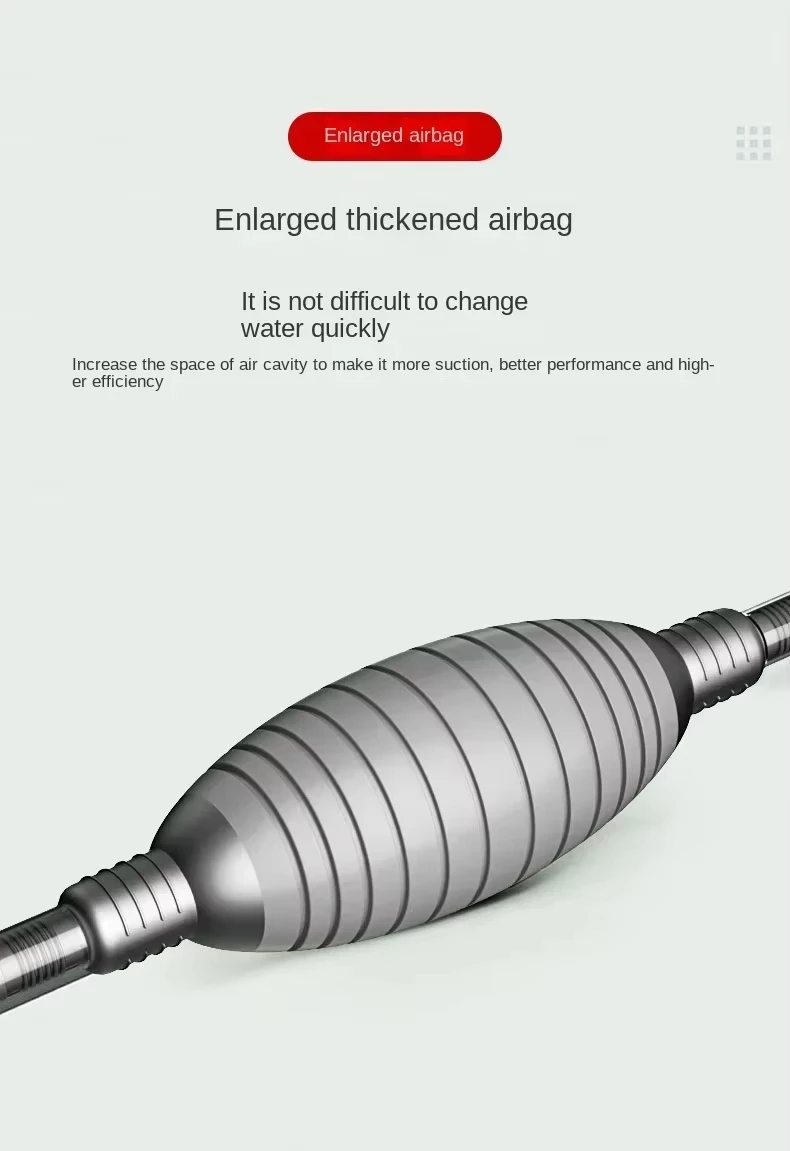 Hand-Siphon Wasserwechsler für Aquarien Sandreiniger Abfallsaugpumpe Reinigungsgerät zur Aquarienpflege entfernt Sedimente und Fischabfälle verbessert die Wassertransparenz einfache Bedienung ohne Strom geeignet für Fi – Detail 12