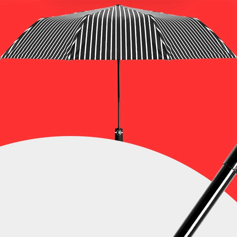 Windproof Travel Umbrella-Small Compact,Automatic,Strong Steel Shaft,Folding And Portable-Backpack Umbrellas For Rain Reusable