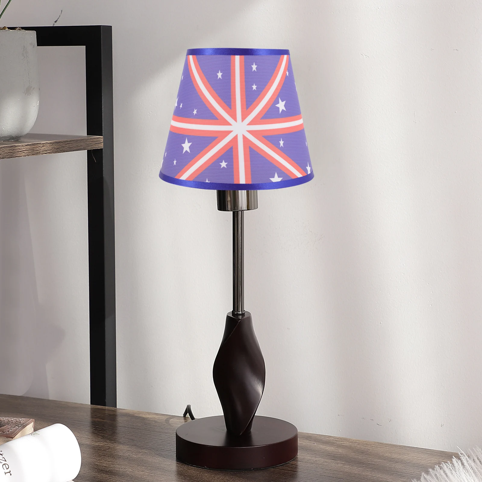 

Chandelier Lampshade Fabric Ceiling Light Cover Easy Install Soften Lights Beautiful Pattern Durable Home Decor