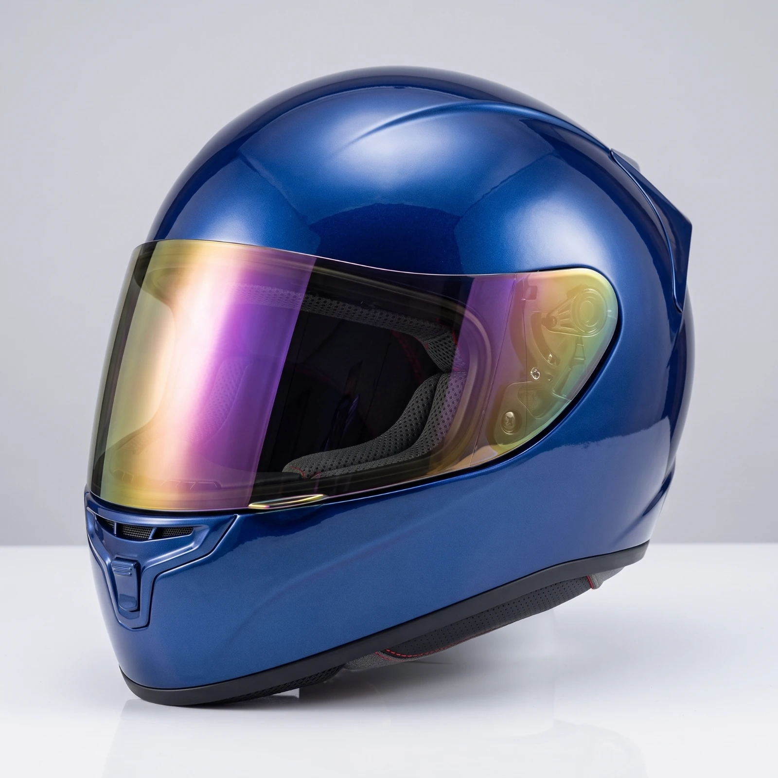 Kép 4: Motorbicikli helmes Napellenző Fényes Motorbicikli helmes arca Napellenző Behelyettesíthető arca Napellenző impact-resistant Aerodinamika