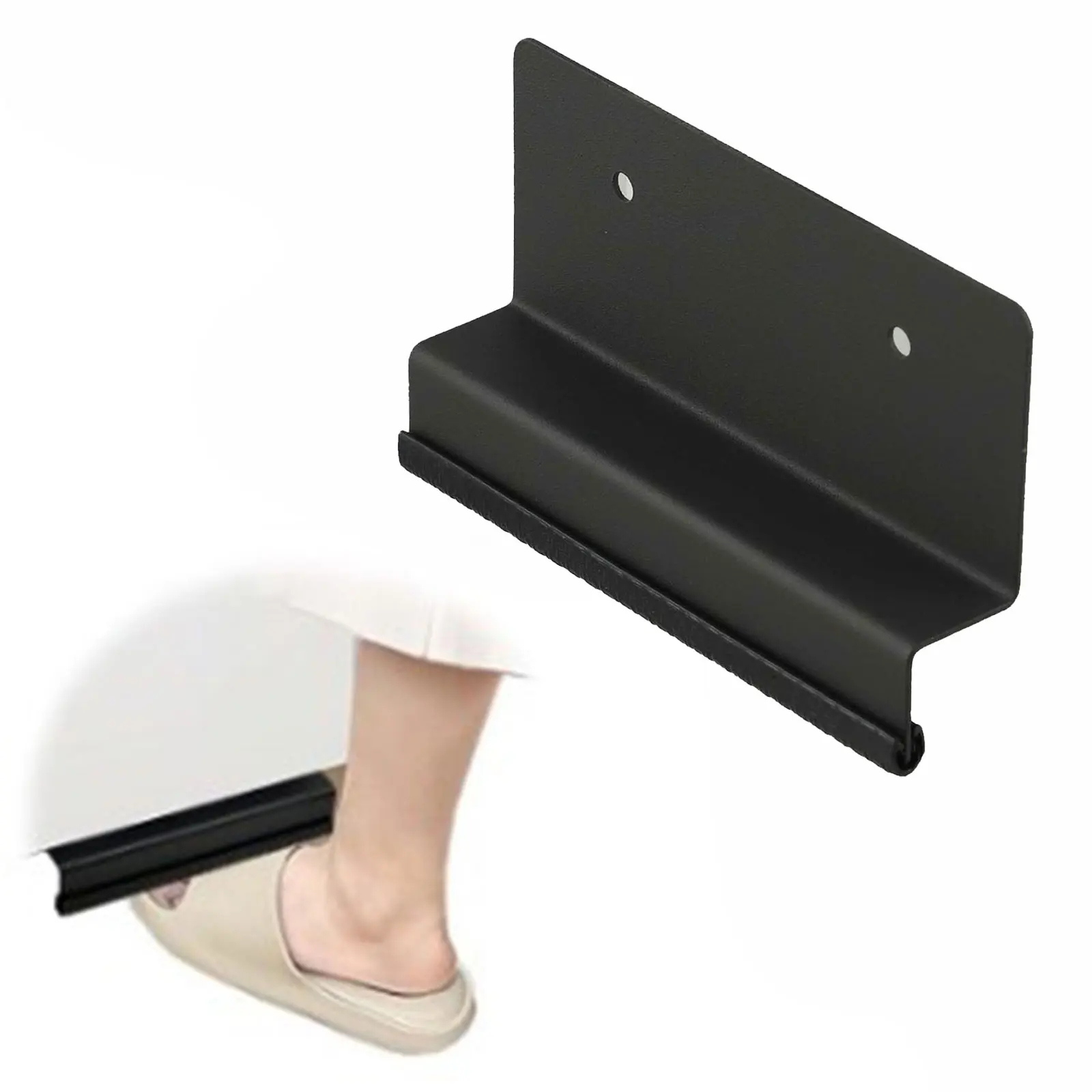 Touchless Schrank Fuß Pull Carbon Stahl Opener Mülleimer Schublade Schrank Fuß Griff Türgriffe Für Home Küche