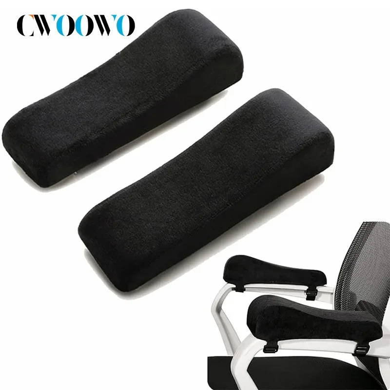 2PCS Comfort Armrest Pads for Office Chair Gaming Chair Arm Rest Covers for Elbows Ergonomic Armrest Pillow Pads for Desk Chair