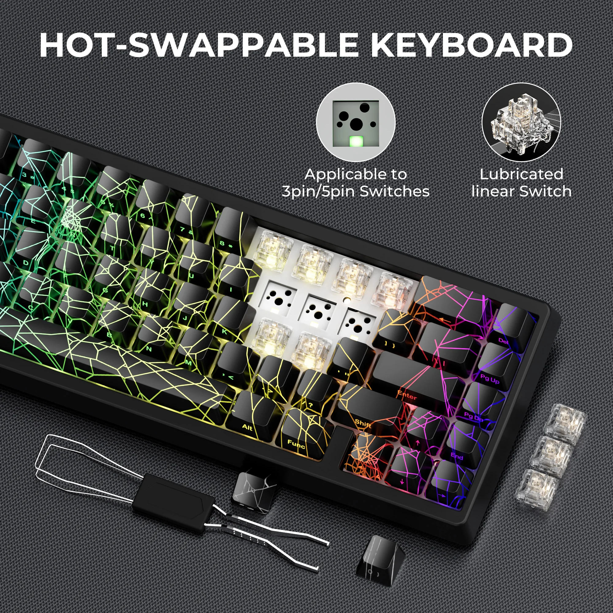 XVX M67 60% Percent Keyboard W - Gaming Keyboard Thocky ulasan dan harga