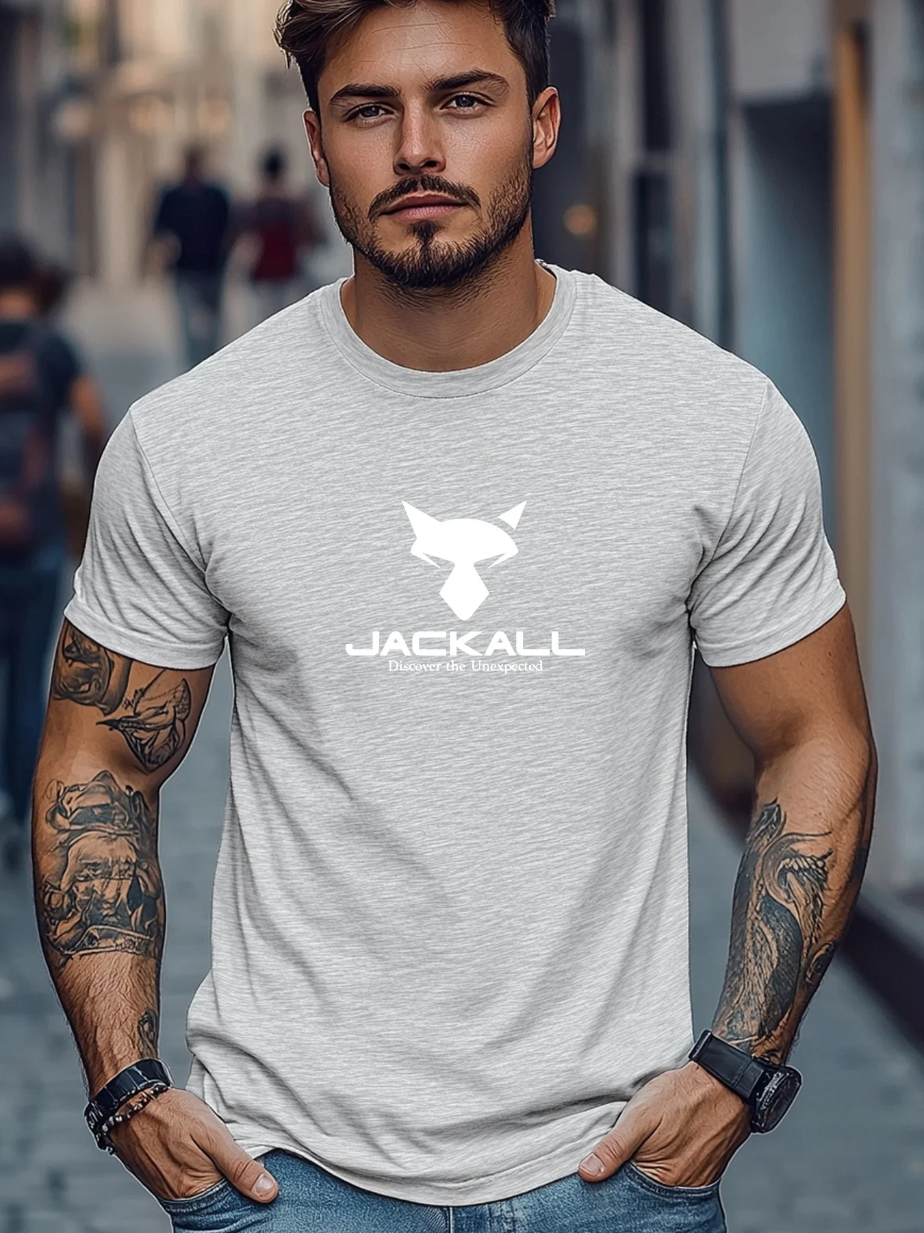 100% Pure Cotton Men's Loose T-Shirt Breathable Short-Sleeved Round Neck Minimalist Solid Color Multi-Color Optional