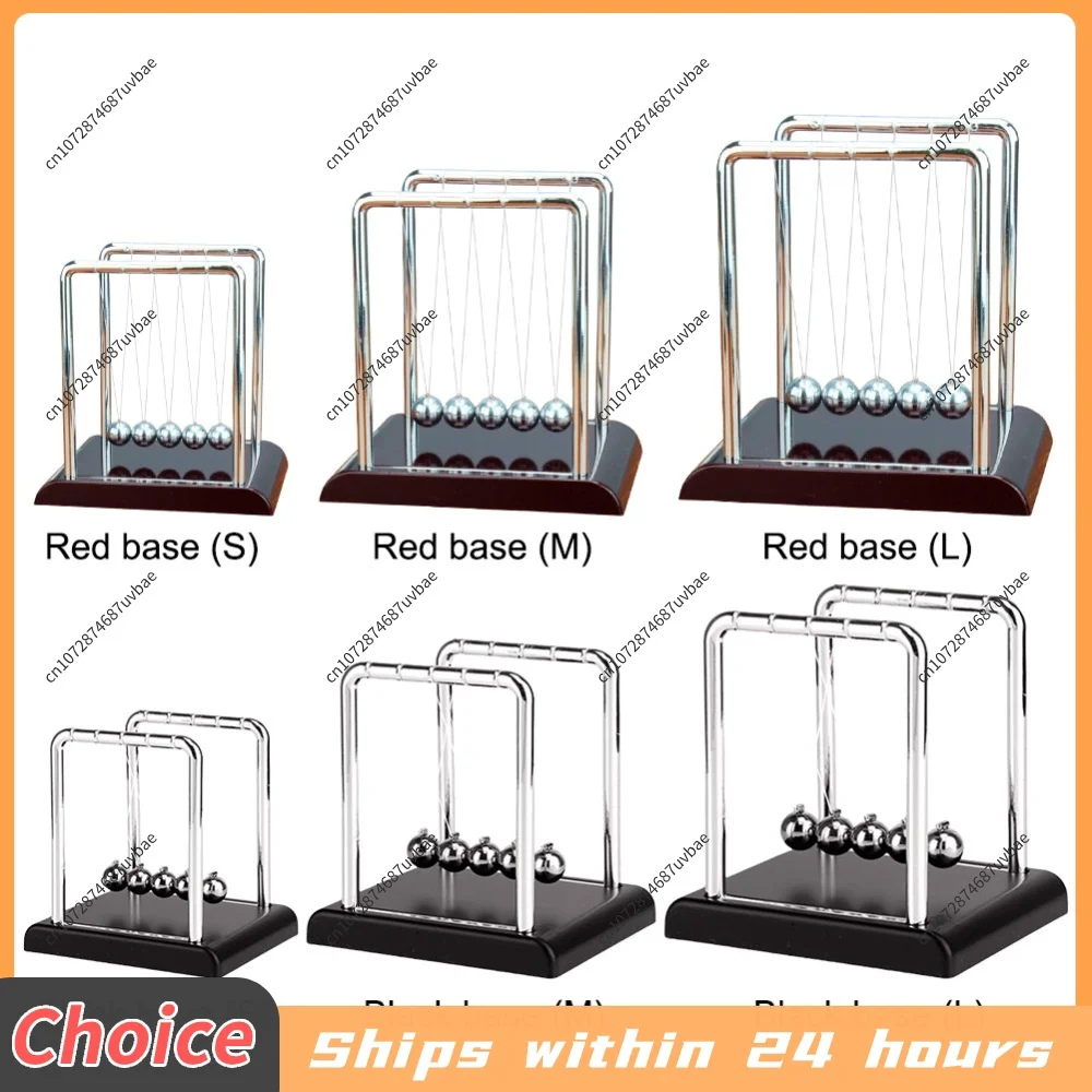 Newtons Cradle Balance Balls  Teaching Supplies Physics Science Pendulum Desk  Science Physics Gadget Home Decoration