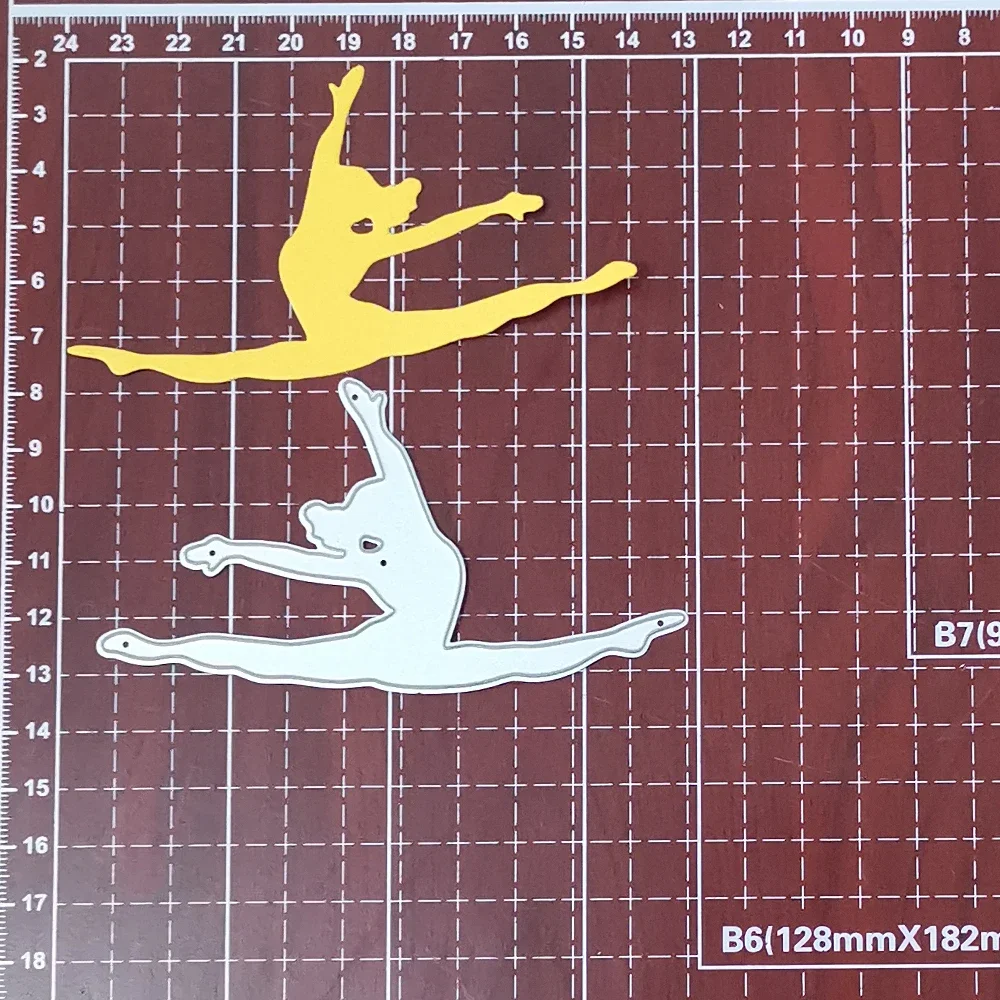 Dancing Girls&Gymnastics Race Metal Cutting Dies For Stamps Scrapbooking Stencils DIY Paper Album Cards Decor Embossing 2020 New