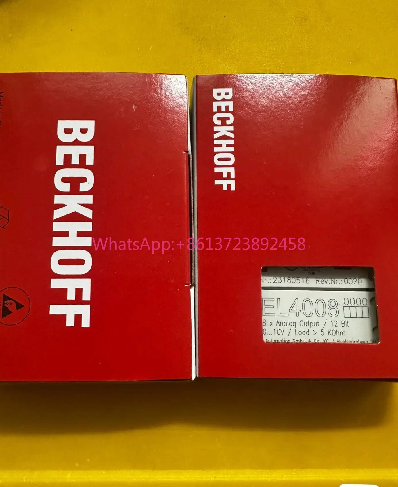 

Beckhoff module EL4008 is brand new and original, high quality