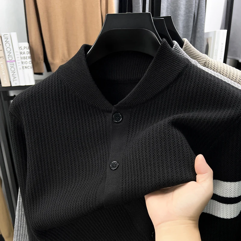 Men's Luxury Knitting High Quality Cardigan Autumn Winter High Quality Long Sleeves Sweater Leisure Fashion Men's Clothing Tops