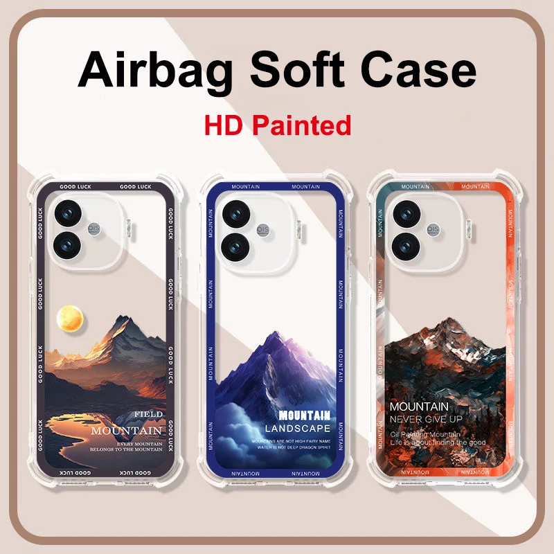For iQOO Z9 Turbo Crystal Case For Vivo iQOO Z9 AirBag Matte Back Shell For iQOO Z9Turbo Coque For iQOO Z9X iQOOZ9 Z9 X