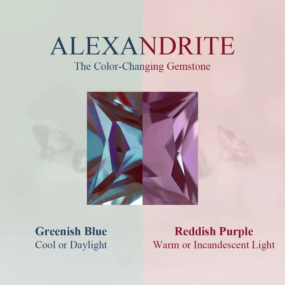 925 Sterling Silver Color Change Gemstone Jewelry Luxury V-Bale Drop Oval Cut Alexandrite Pendant Necklace Jewelry for Women