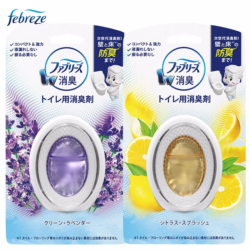 

Febreze Air Fresher Odor Eliminator Toilet Deodorant 99.9% Active Ingredient Lemon/Apple/Classic/Lavender Fragrance 6ML