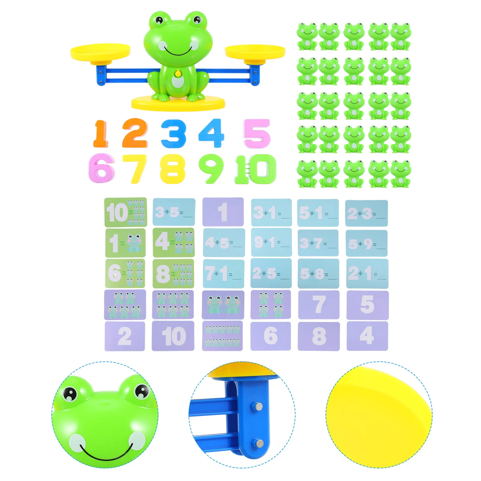 

1Set Frogs Educational Balance Scale for Kids Math Learning Calculation Game Development Creativity Imagination Hand Eye