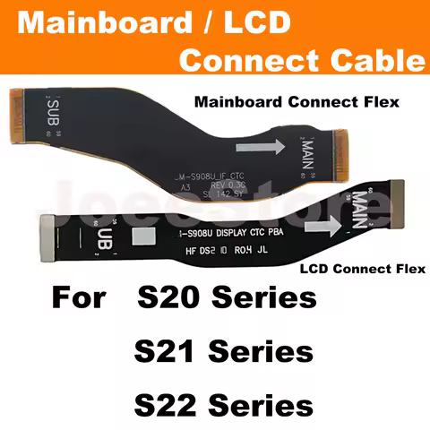 Mainboard Display Connect Flex For Samsung Galaxy S20 S21 S22 Plus Ultra FE Motherboard Charging LCD Connect Cable Extend Ribbon