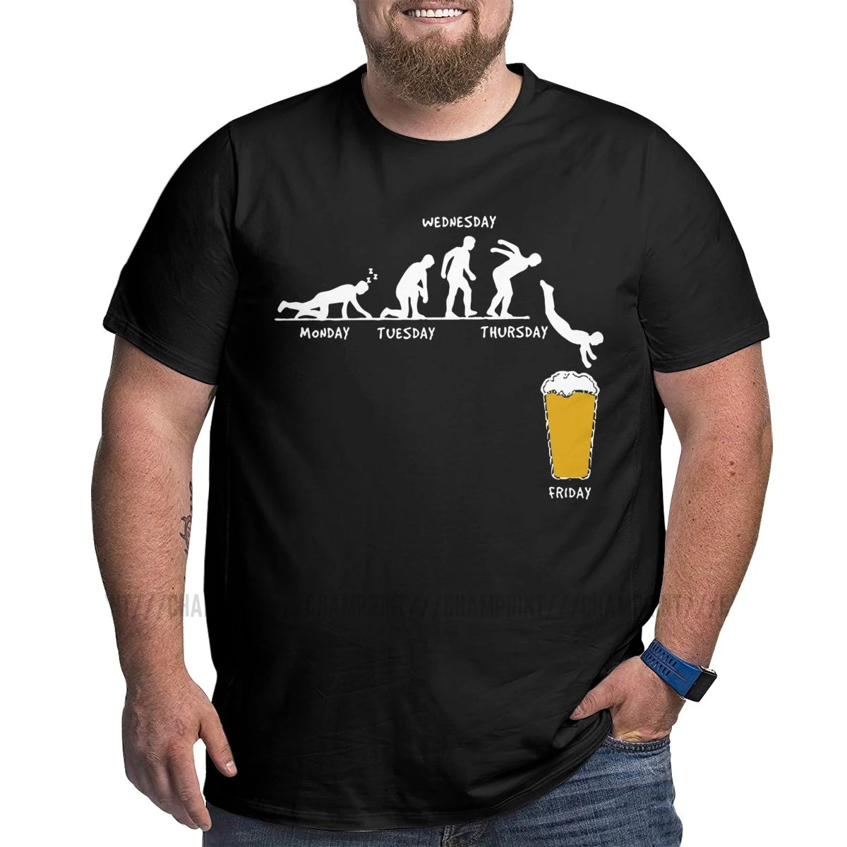 

Beer Friday Weekend Week Beers Fridays Funny Gift t shirt for Beer Drinker Graphic Clothes 100% cotton print tee All size Topst