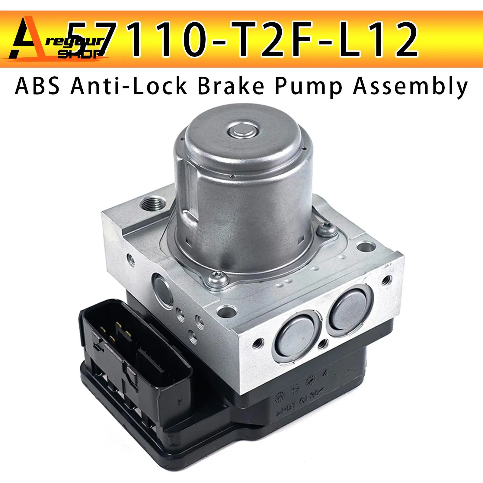 Areyourshop ABS Anti-Lock Brake Pump Assembly 57110-T2F-L12 for Honda