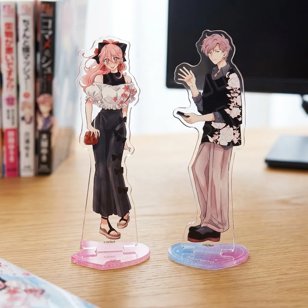 Anime I Totally Love Haruno‑san HS 15cm Acrylic Stand Kit, Birthday Souvenir, Halloween Treat Gift, Desk Decoration Keychain