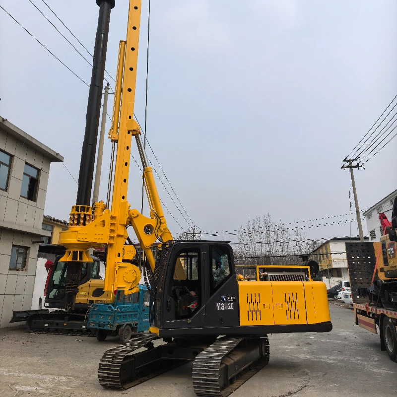 High Torque Rotary Rig Hydraulic Piling Machine for Hard Rock Drilling Crawler Mounted Foundation Construction Equipment