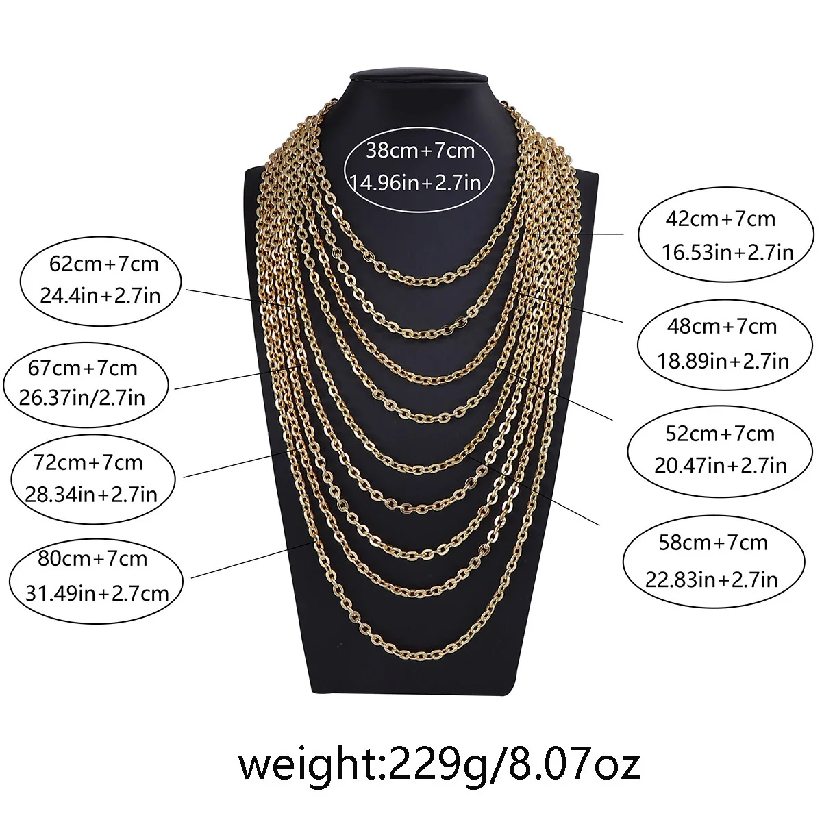 2025 New ZAA Multilayer Metal Chains Tassels Necklaces for Women Boho Jewelry Neck Accessories