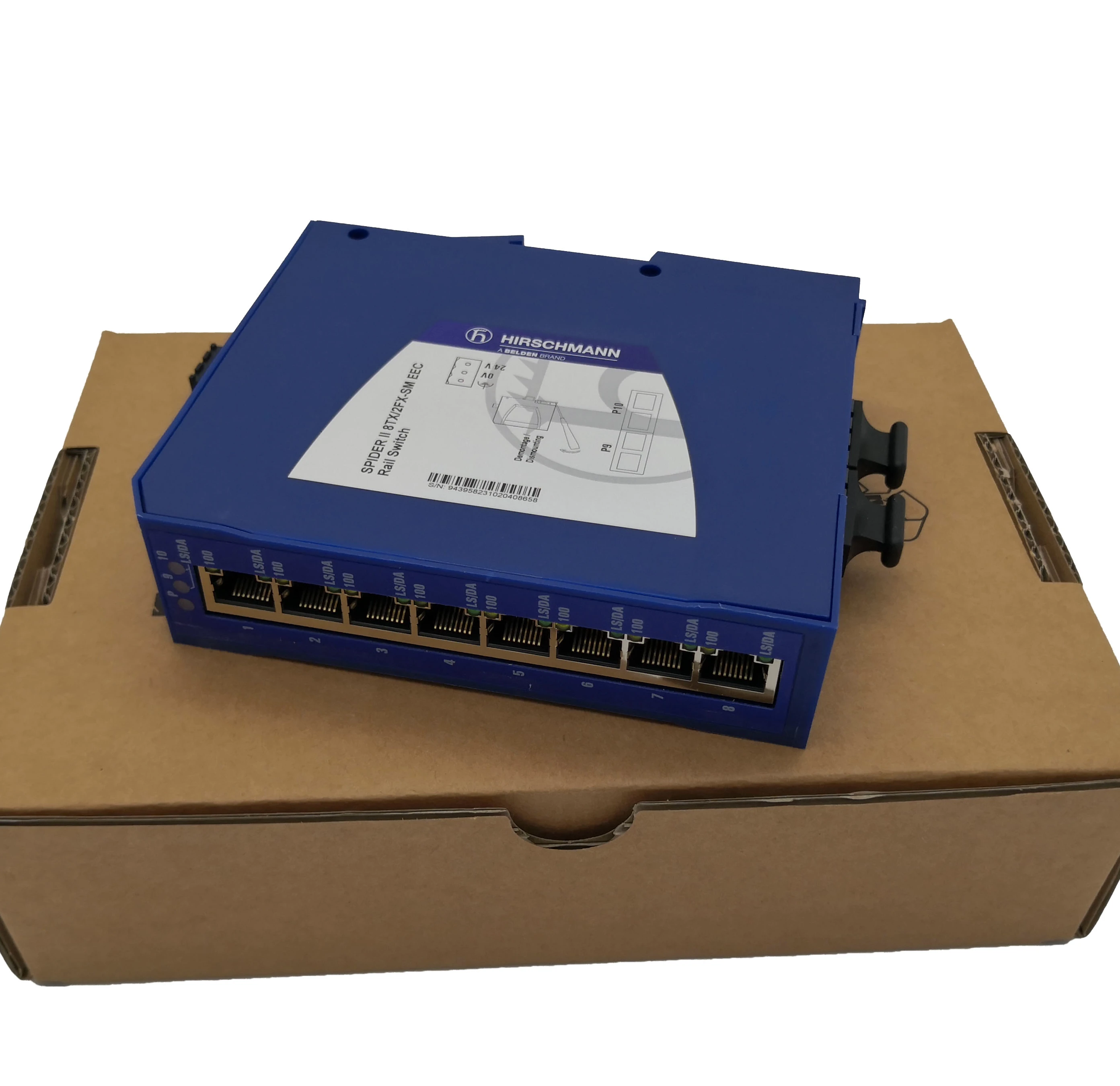 

Hirschmann SPIDER II 8TX/2FX-SM EEC Unmanaged 10-port Industrial Ethernet Switch
