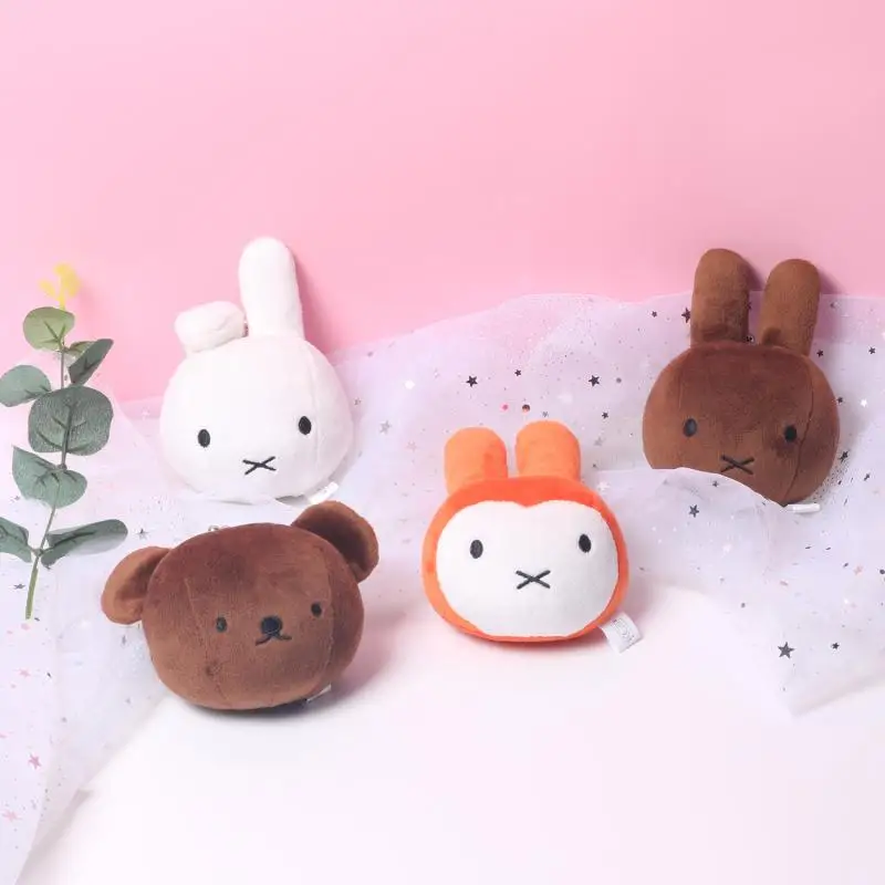 Miffy Rabbit 2025 New Earphone Bag Kawaii Cartoon Rabbit Zipper Earphone Bag Portable Hanging Wallet for Going Out
