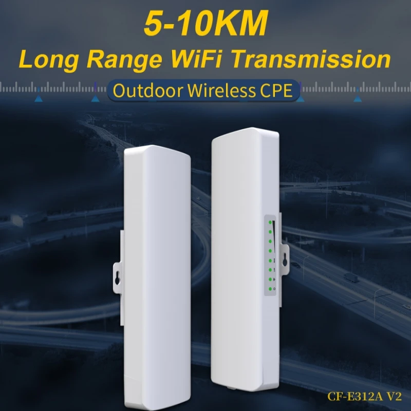 Comfast 5Ghz 300Mbps Wireless Outdoor Router CPE Bridge 3KM/5KM Long Range Wifi Signal Extender Access Point Repeater/Amplifier