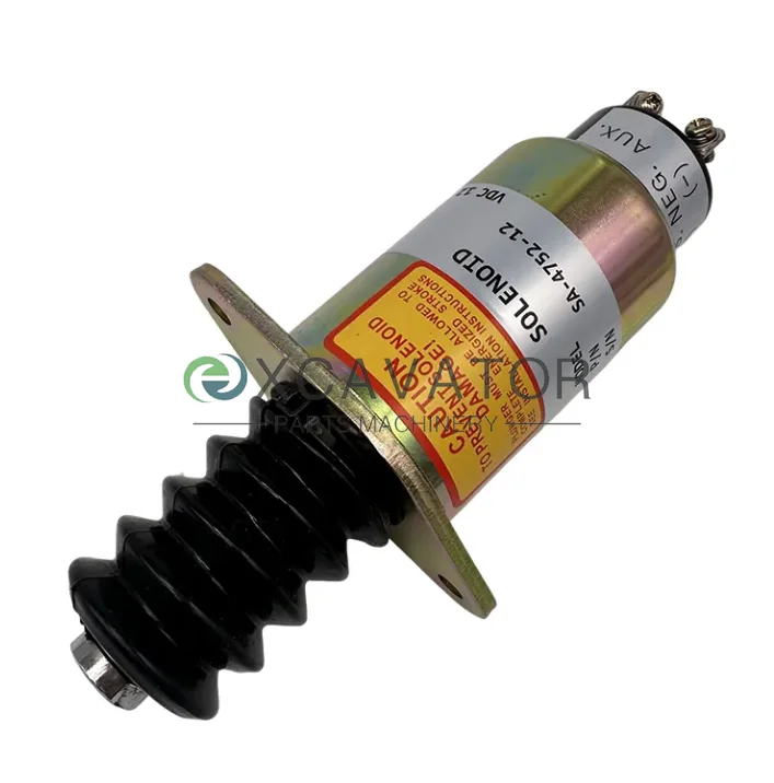 

24V SA-4752 Solenoide 12 Volts Engine Fuel Shut Off Pull Push 3way Valvula Solenoide SA4752-12V DC Stop Solenoid Valve