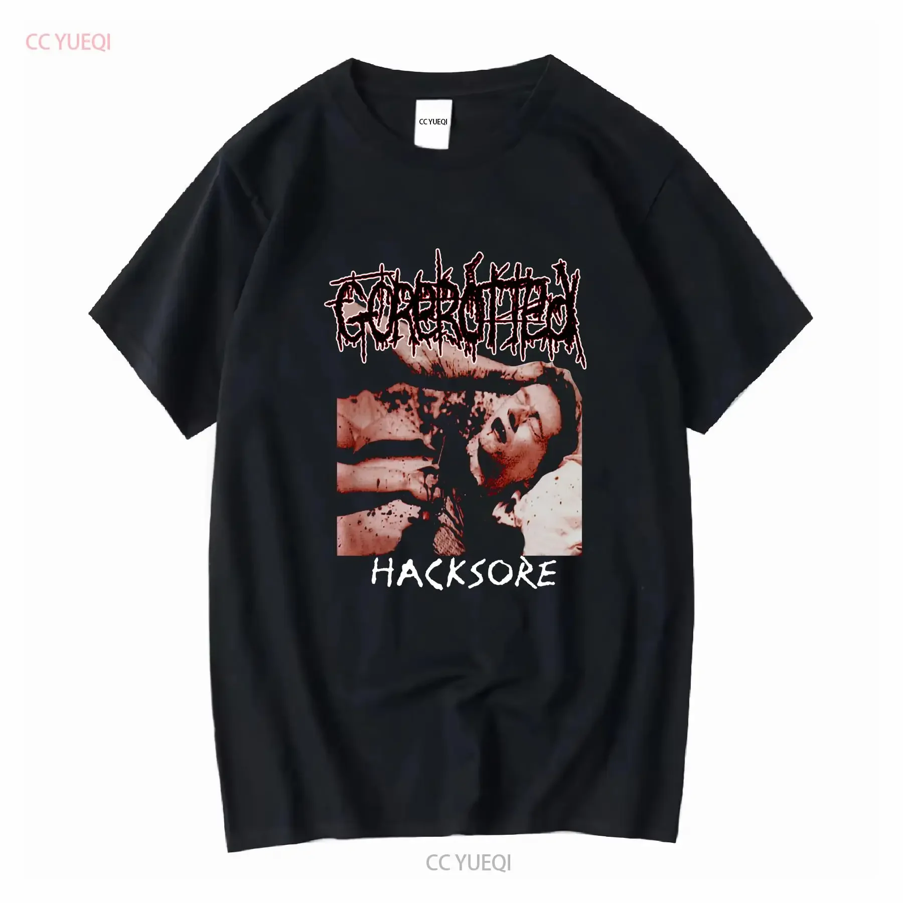 Vintage 2000 Gorerotted Hacksore T Shirt XL Mutilated In Minutes Grindcore Metal long or short sleeves vintage Washed