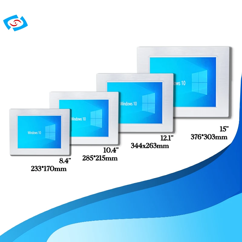 10.4 inch Cheap industrial panel PC  With Celeron N2930 Processor 4 USB  4 COM 2 LAN