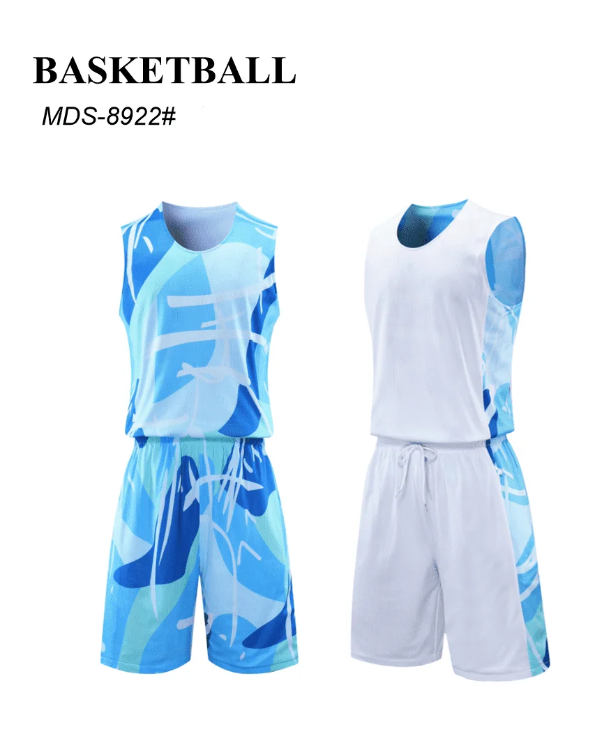 Reversible Basketball Jersey Men's Custom Printed Word Group Purchase Quick-drying Vest Sports Clothes