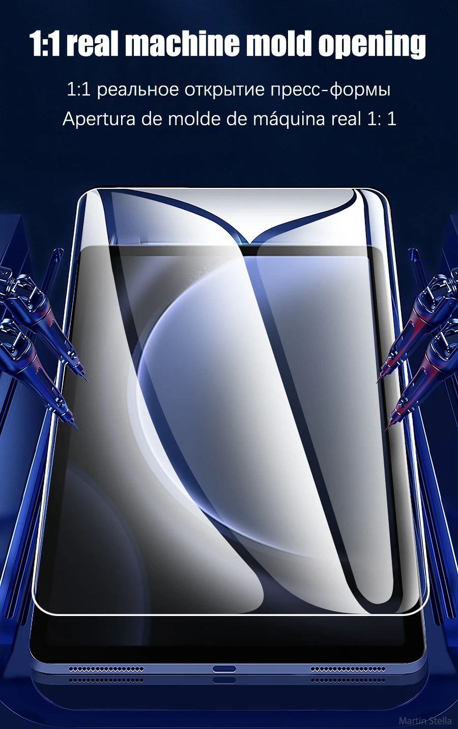 Gehärteter Glas-Displayschutz für Samsung Galaxy Tab S7 S9 Fe Plus S8 Ultra Tab S6 Lite A8 A11 Plus A9 Folie Einfache Installation – Detail 5