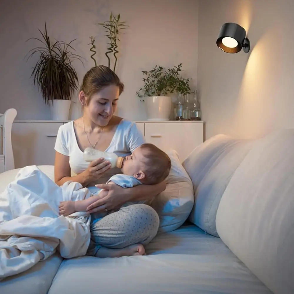 Led Wall Mounted Lights - Rechargeable, Magnetic, Remote Control, 3 Color Temperatures, Dimmable, Portable Cordless, Usb-C