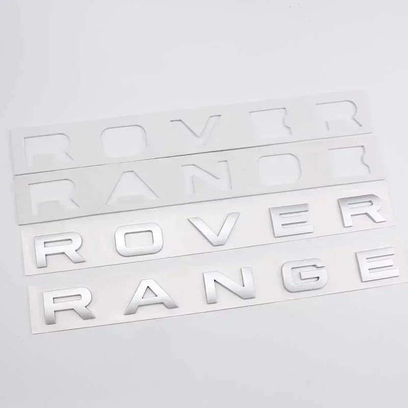 3d Car Trunk Badge Front Hood Bonnet Emblem For Logo Range Rover Sport Evoque Letters Sticker L320 L322 L494 L405 Accessories