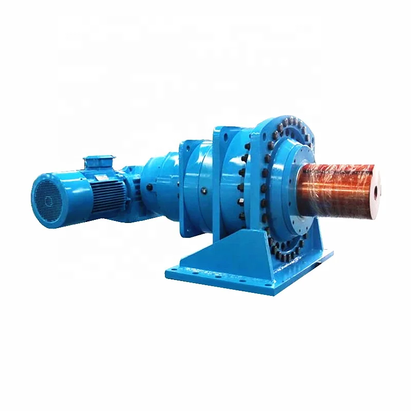 Shandong Factory P Series High Torque Hydraulic Gear Motor Planetary Gearbox for Concrete Mixer