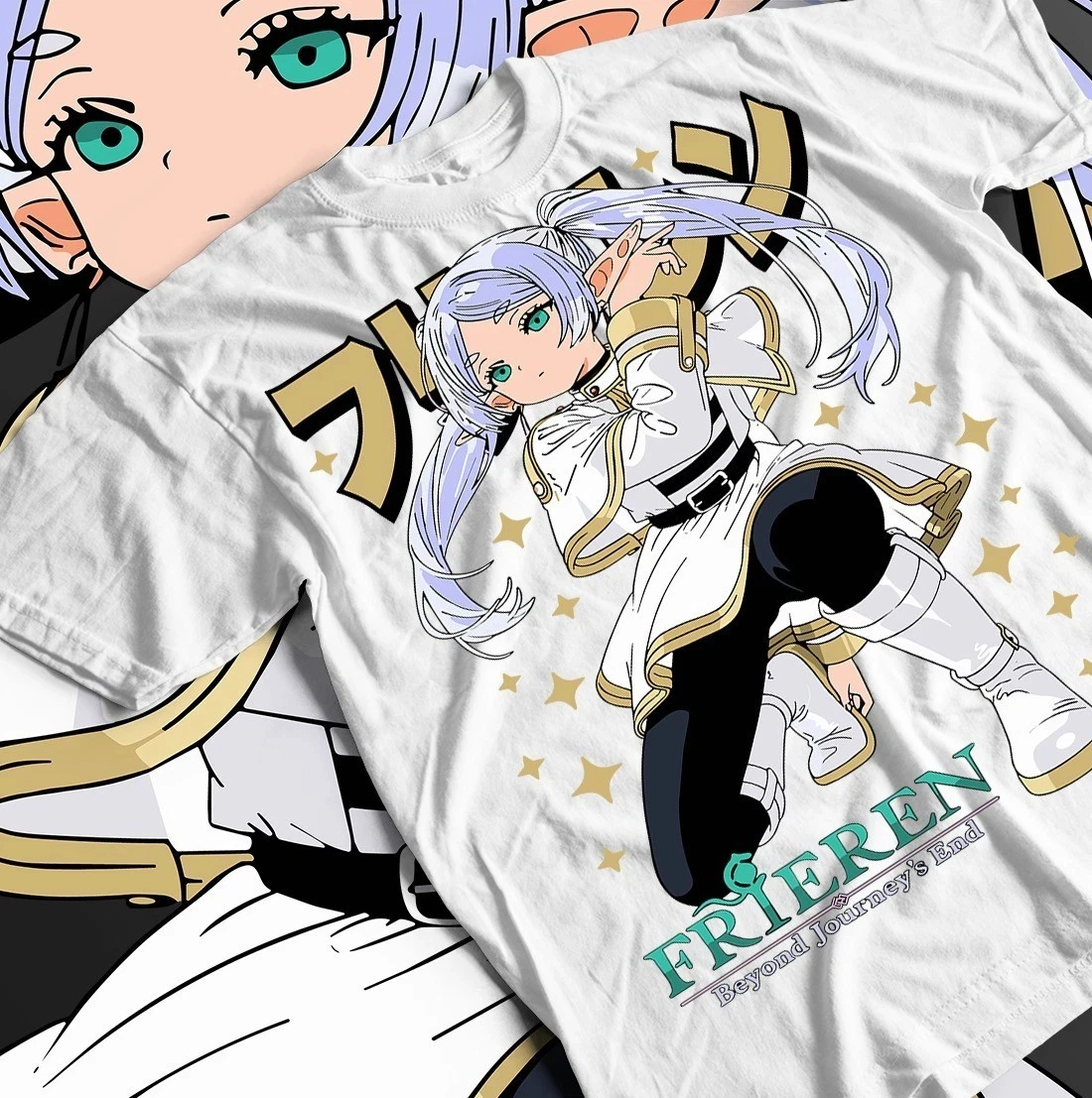 Fern Stark Anime Gifts T-Shirt, Frieren Beyond Journey's End Shirt, Unisex Tee