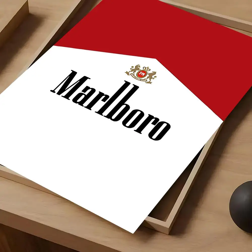 Cigarette-M-Marl-boroeS Poster For Self-adhesive Art Waterproof Paper Sticker Coffee House Bar Room Wall Decor