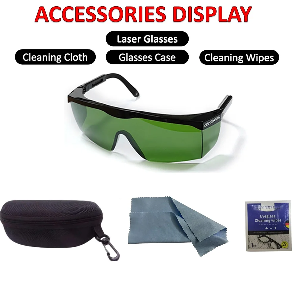 Laser Protective Glasses Industrial Safety Lenses laser Ipl Hair Removal goggles Devices Nd Yag Laser Infrared X Ray Protection