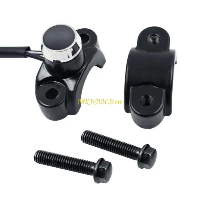 

68UF Universal 7/8" Motorcycle Switch Handlebar Mount Electric Power Start Horn Overtake Light for Motorbikes