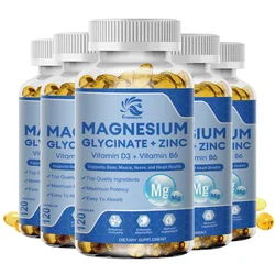 Magnesium Complex | 500mg of Magnesium Glycinate for Muscles, Nerves, & Energy | High Absorption | Vegan, Non-GMO