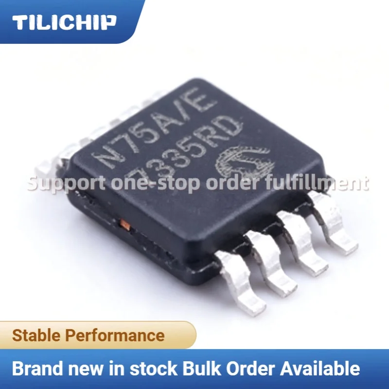 5PCS~10PCS Brand new TCN75AVUA713 MSOP-8 Package Temperature Sensor Chip 2.7V~5.5V Original IC