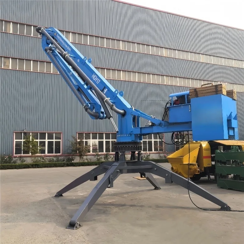 منتجات مخصصة مفرشة الخرسانة الهيدروليكية العنكبوت وضع الخرسانة مضخة بوم الثقيلة كفاءة عالية دائم للبناء #4