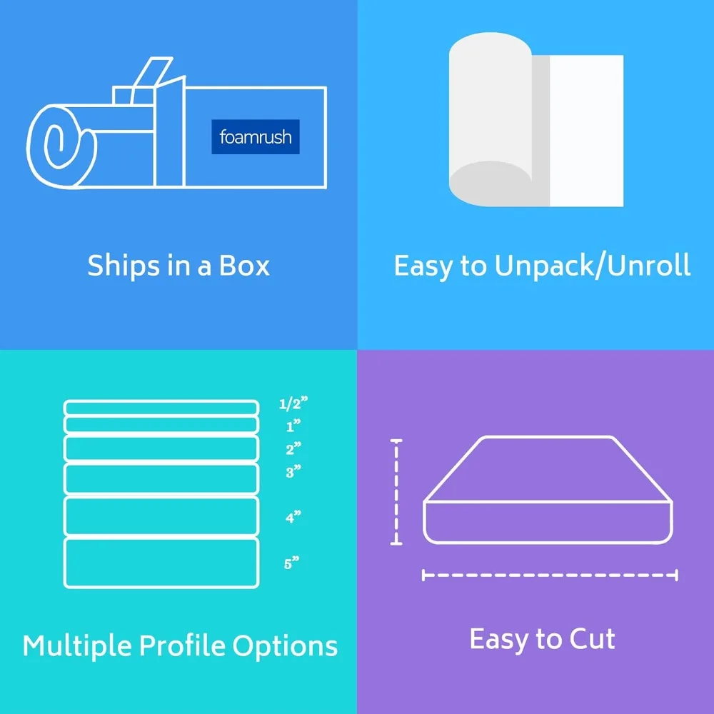 Mittelfeste 6-Zoll-Gel-Memory-Schaum-Matratze für Wohnmobil-Etagenbetten (42 x 80) – bequemer Austausch der Druckentlastungsmatratze