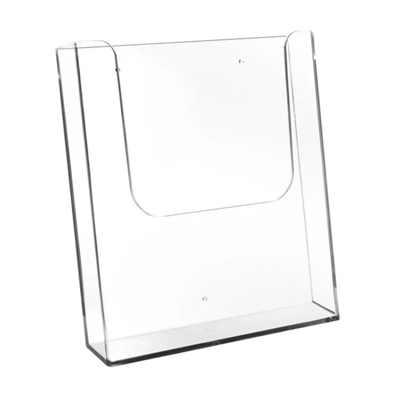 wall mounted file rack para material de escritorio cor page rack caixa de armazenamento transparente 01