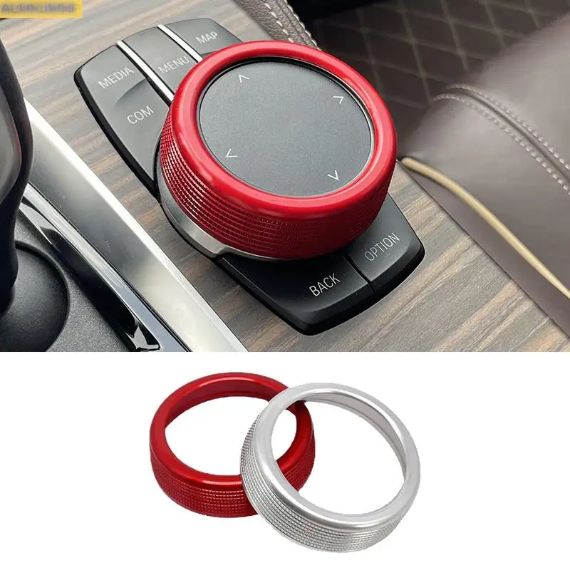 Suitable Fit for BMW 3 GT F30 F31 5 F10 F11 7 Series F01 F02 X3 F25 X4 Multimedia Knob Decoration Cover car Accessories