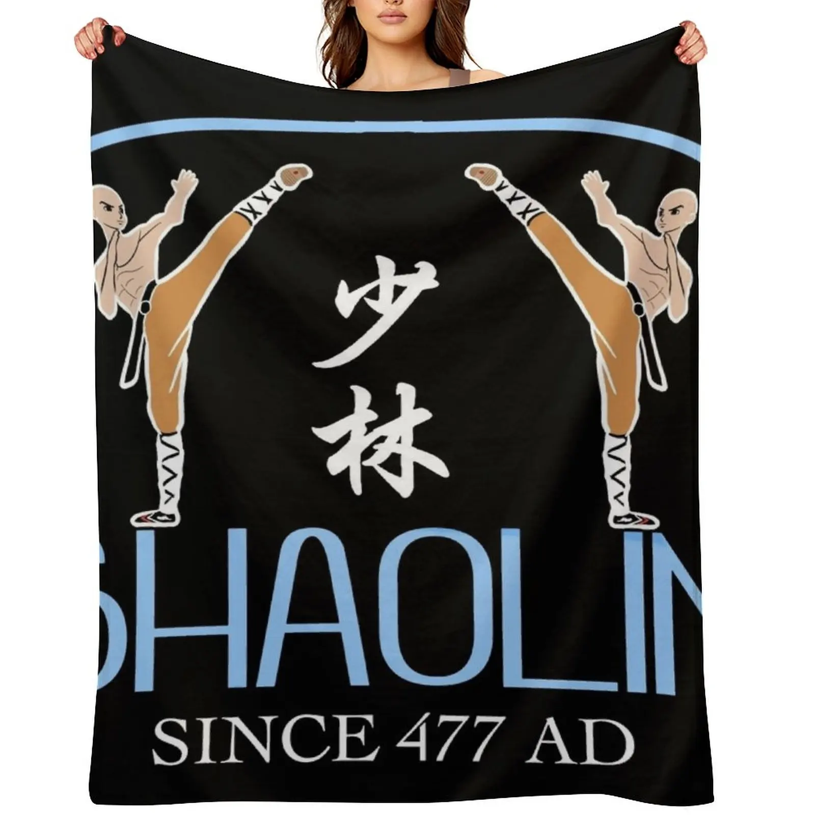 

Shaolin Monks Throw Blanket Shaggy Sofa Soft christmas gifts Blankets
