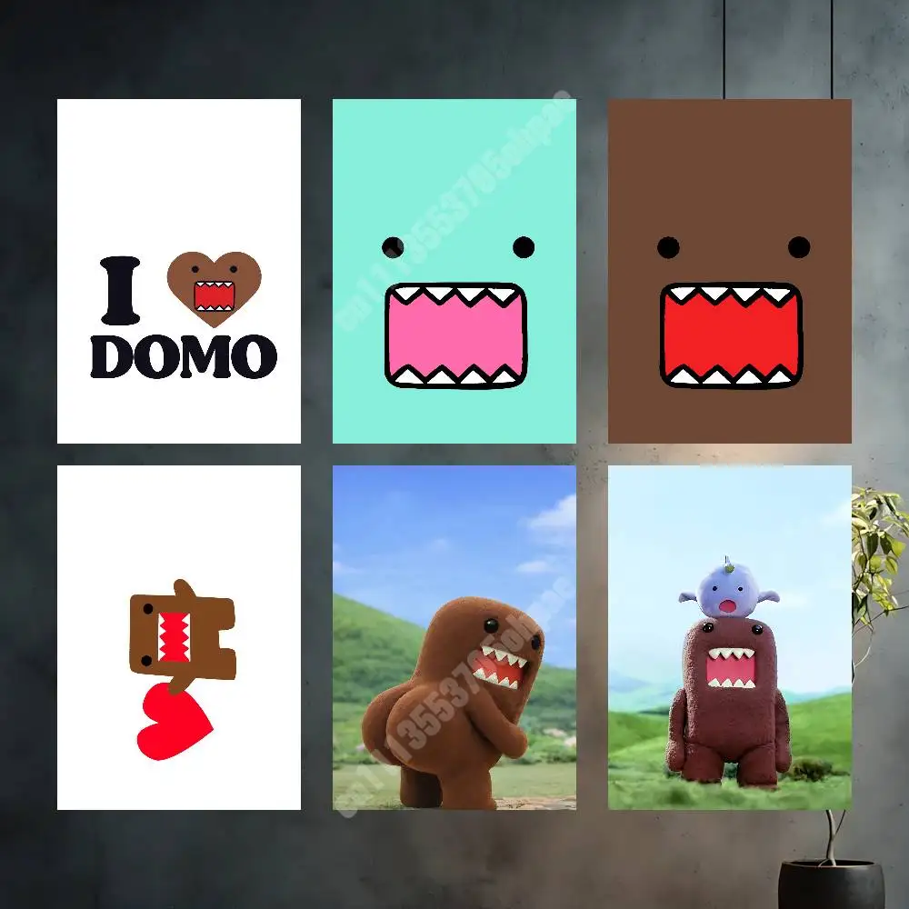 Cartoon D-Domo Brown Creature Aesthetic Poster HD Gallery Prints Home Wall Art Creative Gift