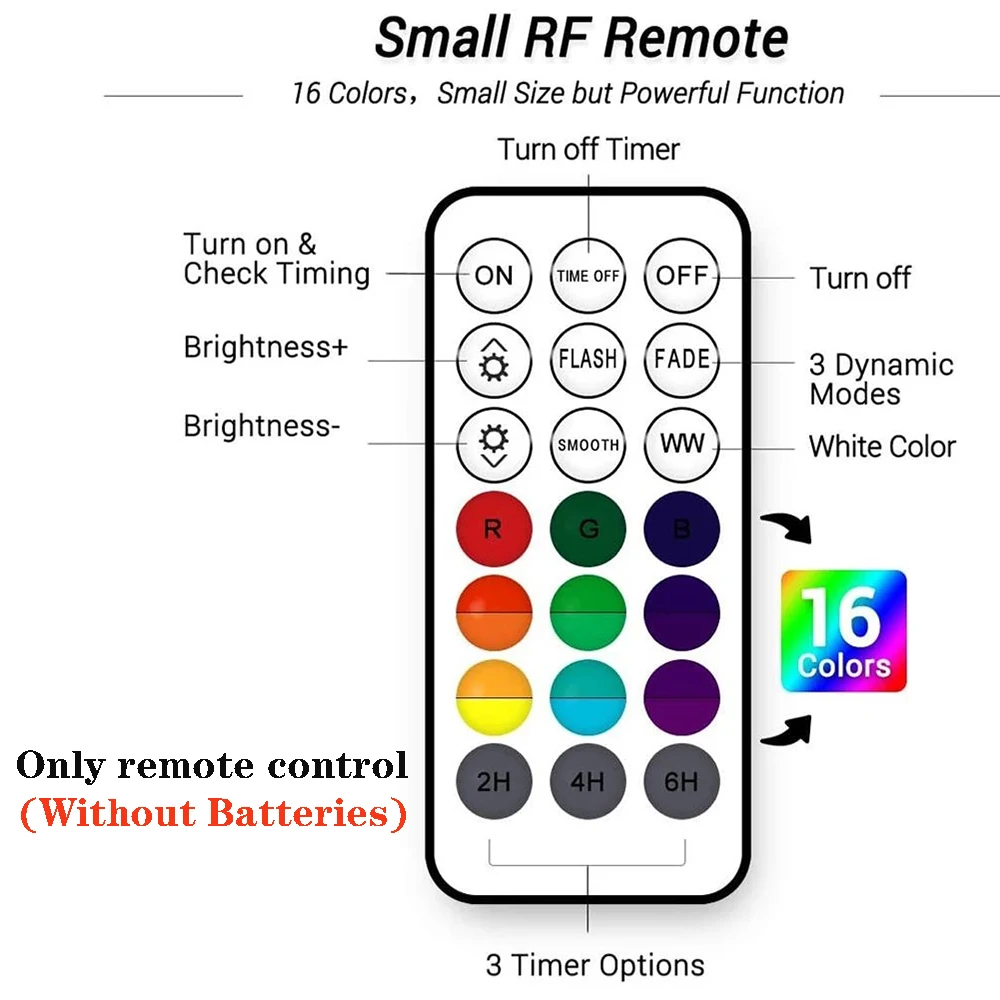 13leds Magnetic Sucker Submersible Light Waterproof Remote RGB Underwater Lights For Hmoe Party Aquarium Pool Bathtub Vase Decor