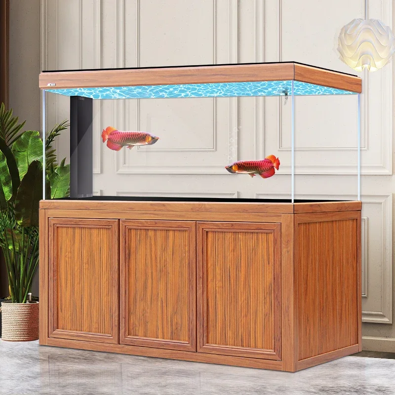 Live Fish Tank Large Glass Aquarium Big Fish Tank Marine Fish Tanks Farm Aquaculture New