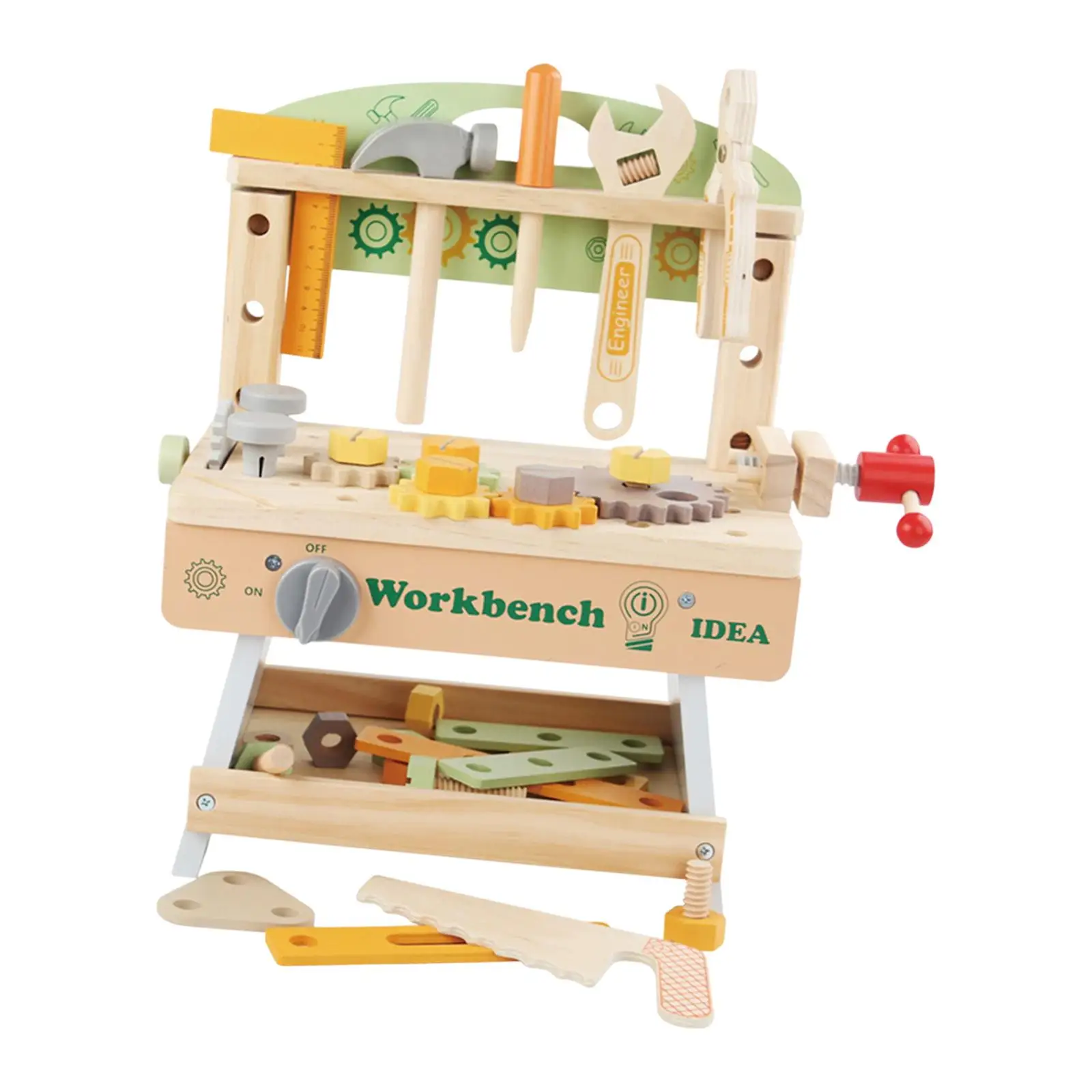 Banc à outils pour enfants, jouet d'assemblage de vis et d'écrous pour enfants, filles et garçons