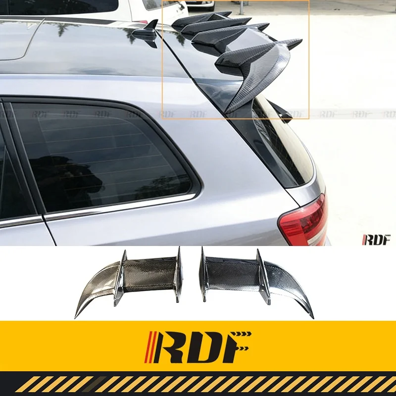 Suitable for VW MK 7 VW GOLF 7 R GTI Rline Modify Carbon Fiber Karztec Rear Spolier Wing Lip Tail Wings Rear Roof Wings Body Kit