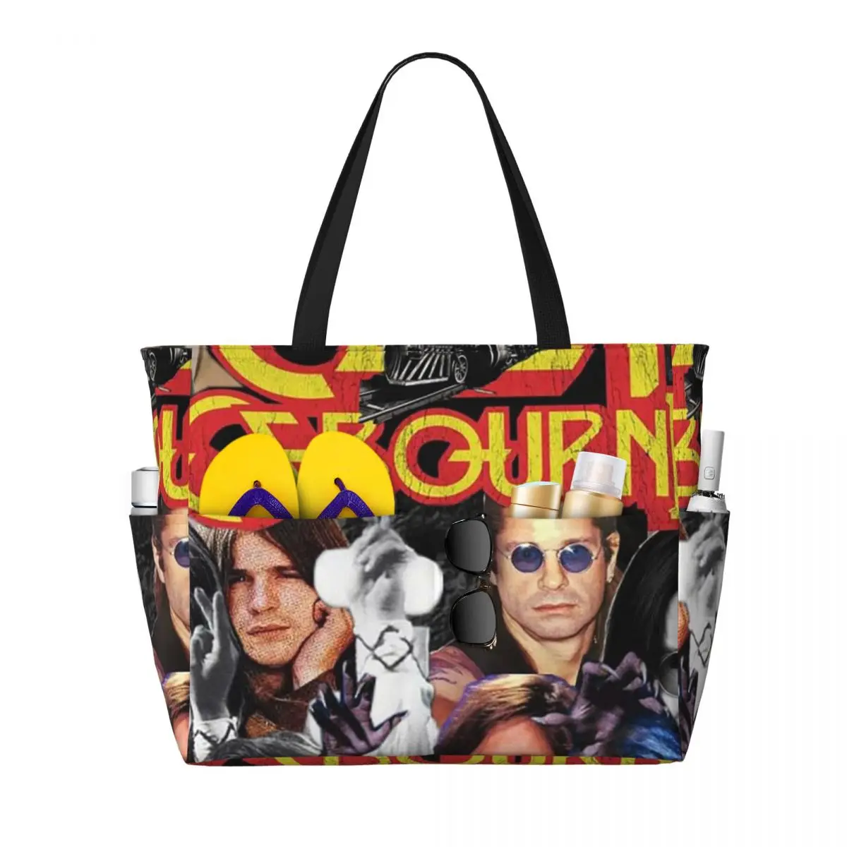 Ozzy Osbourne Merch Beach Tote Bag Sport Gym Yoga Duffle Large Tote Bag Women Travel Bag Fitness bag